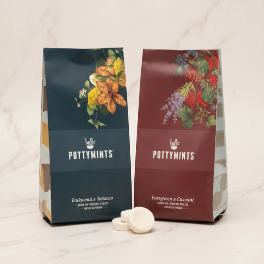 The Fragrance Duo - Teakwood & Tobacco and Evergreen & Currant refill bags